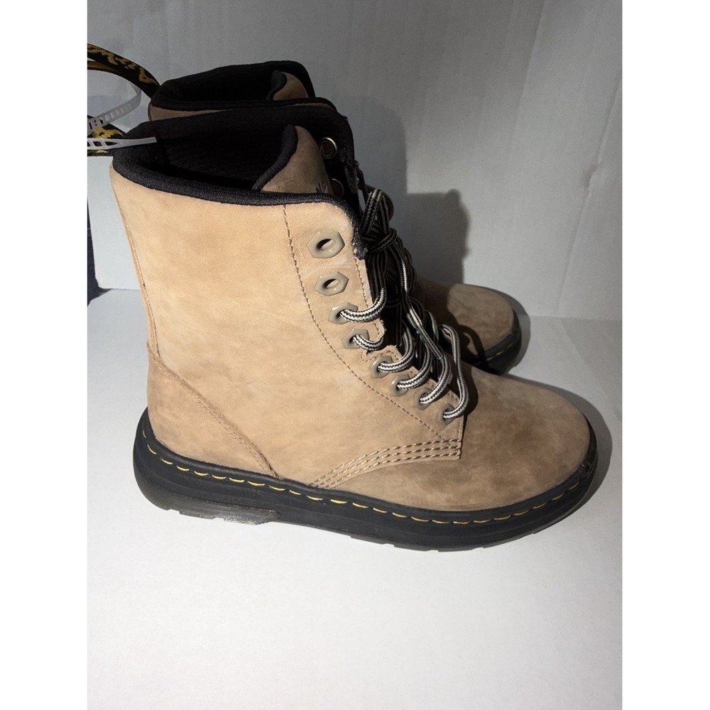 Doc Dr Marten's Crewson Casual Boot, Men's Size 5 Women's Size 6 Beige Taupe NEW - Picture 6 of 8